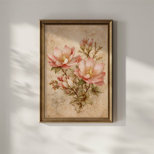 Póster Magnolia Vintage