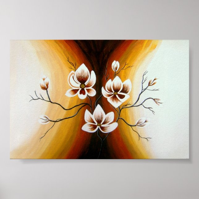 Póster Magnolien, Acryl -  (Frente)