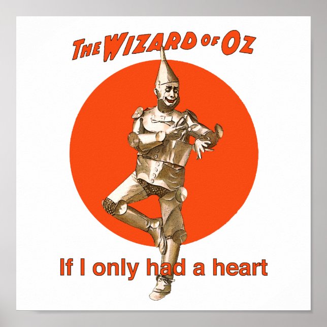 Póster Mago de Oz Tinman Heart (Frente)