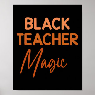 Póster Mago Maestro Negro Mes de la Historia Negra Maestr