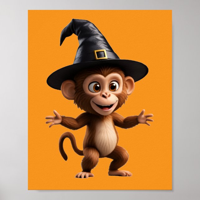 Póster Mago mono (Frente)