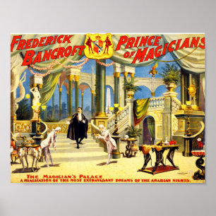 Póster Mago Vintage Frederick Bancroft