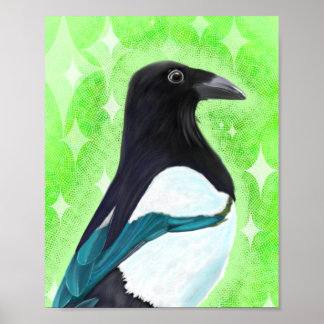 Póster Magpie curioso