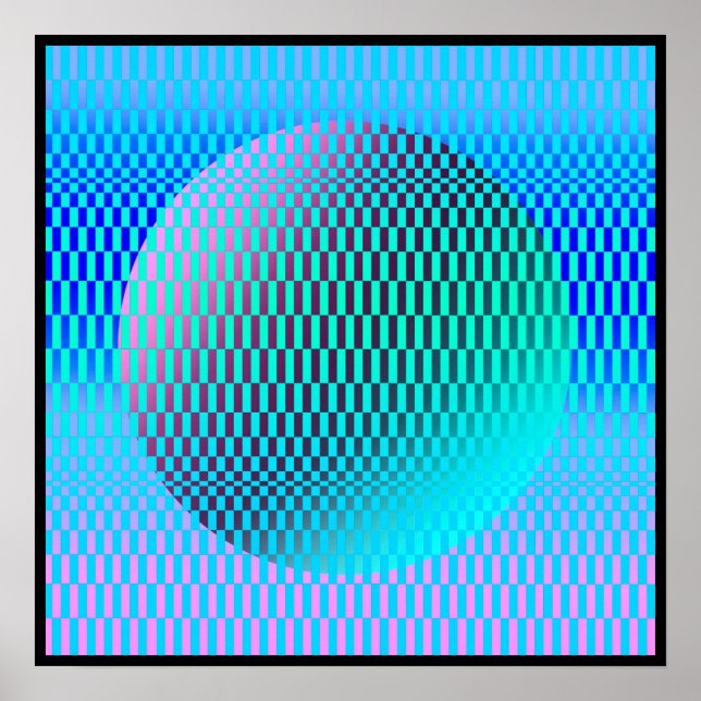 Póster Magrathea Op-Art Poster (Frente)