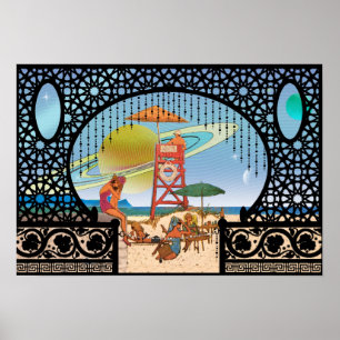 Póster Magrathea Rising desde Utopia Cytheria Bungalows