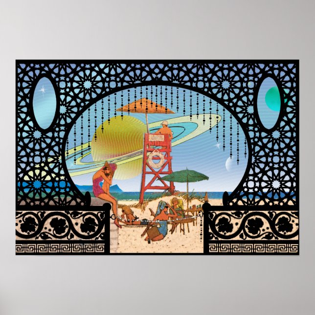 Póster Magrathea Rising desde Utopia Cytheria Bungalows (Frente)