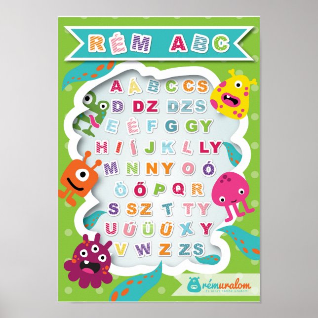 Póster Magyar ABC a Rémuralomtól (Frente)