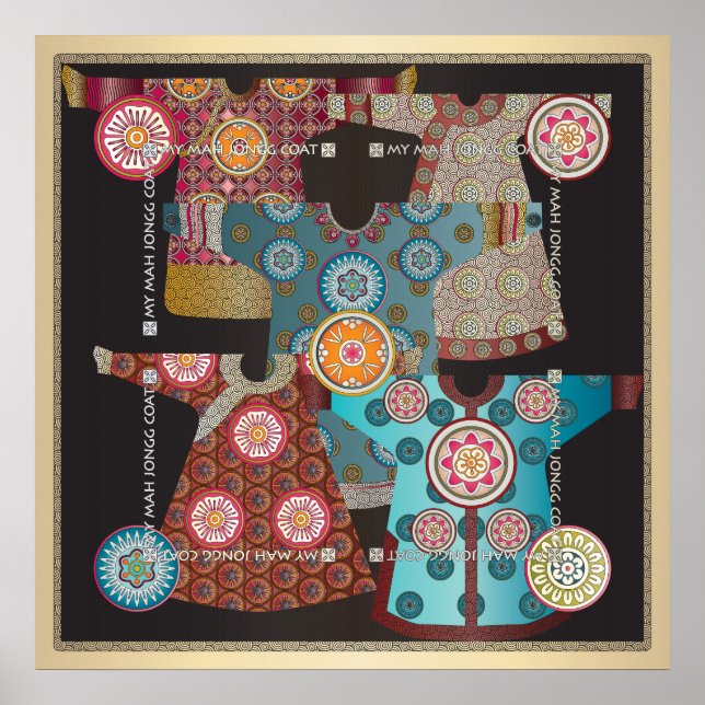 Póster Mah Jongg (Frente)