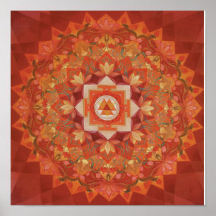 Póster Maha Durga Yantra