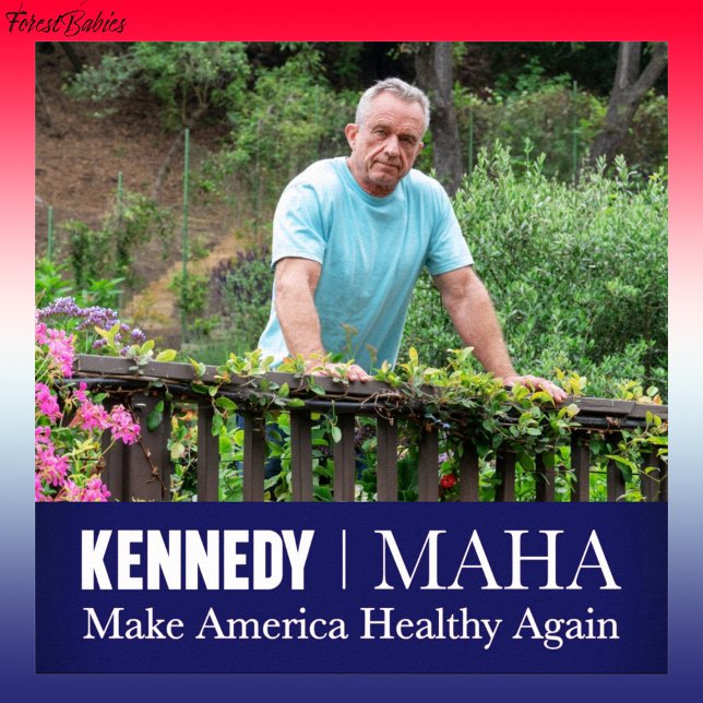 Póster MAHA Hagan que Estados Unidos vuelva a ser saludab (MAHA Make America Healthy Again RFK USA Downloadable Robert F Kennedy jr Patriotic Bobby Poster 🇺🇸)
