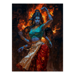Póster Mahakali – El Fuego Vivo