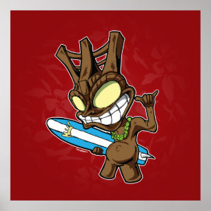 Póster Mahalo Tiki