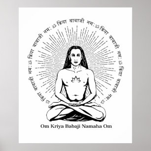 Póster Mahavatar Babaji
