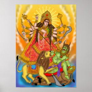 Póster Mahishasur Mardini Durga Poster