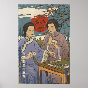 Póster Mahjong