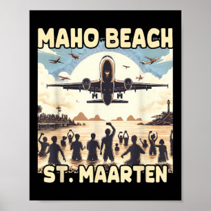 Póster Maho Beach St Maarten