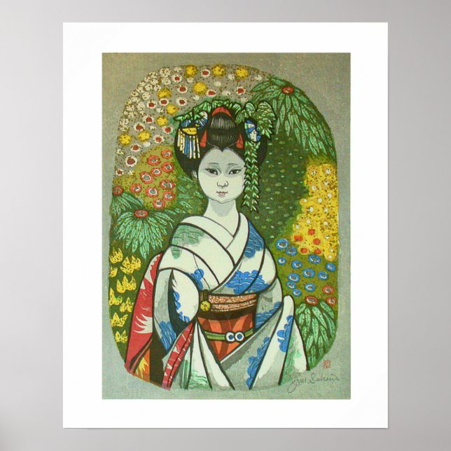 Póster Maiko Sekino Junichiro 1960 (Frente)