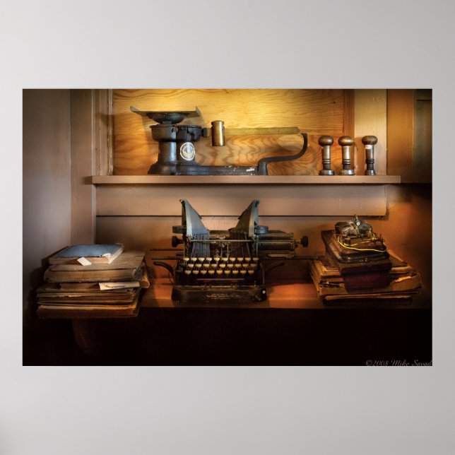 Póster Mailman - En la oficina de correos (Frente)