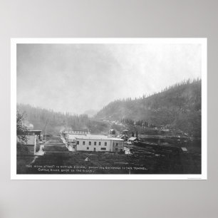 Póster Main Street in Chitina, Alaska 1916