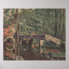 Póster Maincy Bridge - Paul Cezanne - c1880