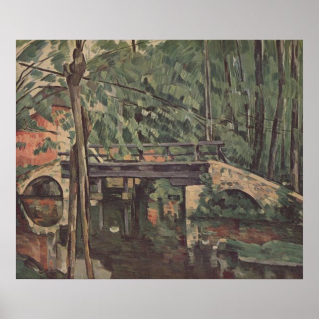 Póster Maincy Bridge - Paul Cezanne - c1880 (Frente)