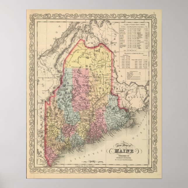 Póster Maine (Frente)