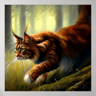 Póster Maine Coon Cat
