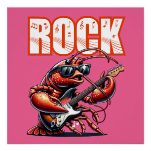 Póster Maine Lobster Shirt   Regalo por leña de pescado  