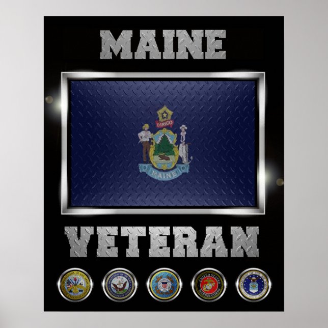 Póster Maine Veteran poster (Frente)