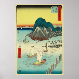 Póster Maisaka, Japan: Vintage Woodblock Print