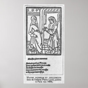 Póster Maitre Pathelin y Guillemette