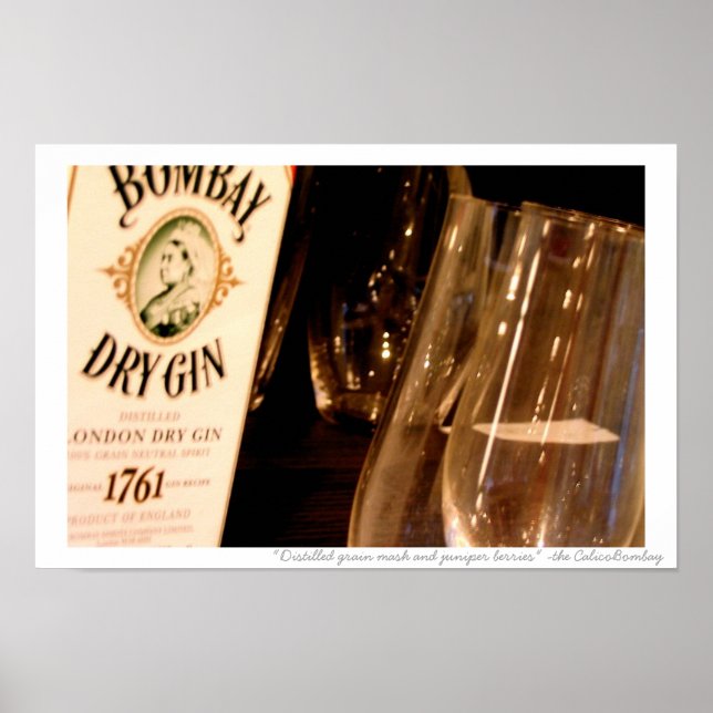 Póster Maíz de grano destilado y bayas de enebro (Frente)