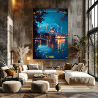 Majestad de Estambul bajo la luz de la luna - Ciel