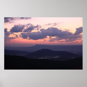 Póster Majestad de la Montaña Púrpura