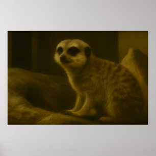 Póster Majestad de Meerkat
