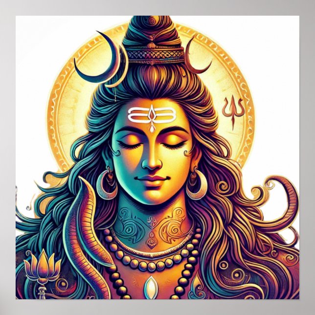 Póster Majestad Divina: Shiva (Frente)