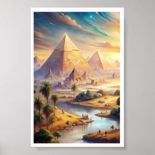 Póster "Majestad Eterna: Vida bajo las pirámides"