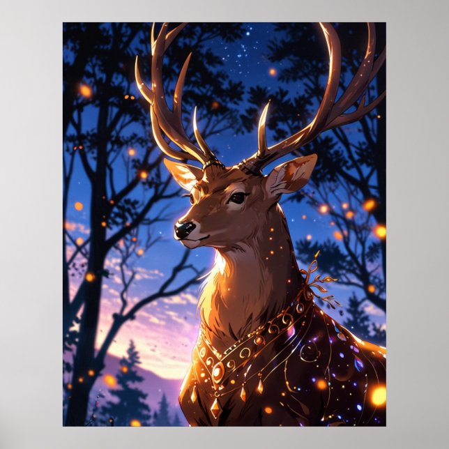 Póster Majestad mística: El venado real (Frente)