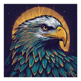 Póster Majestic Bald Eagle
