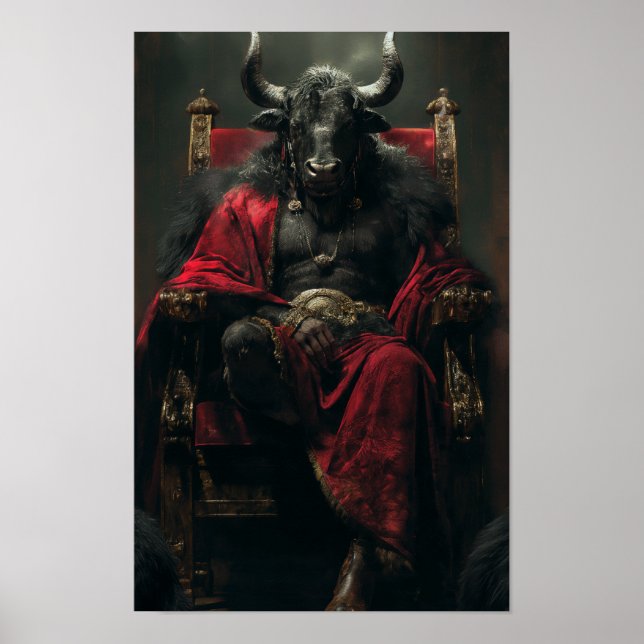 Póster Majestic Dark God Taurus Poster (Frente)