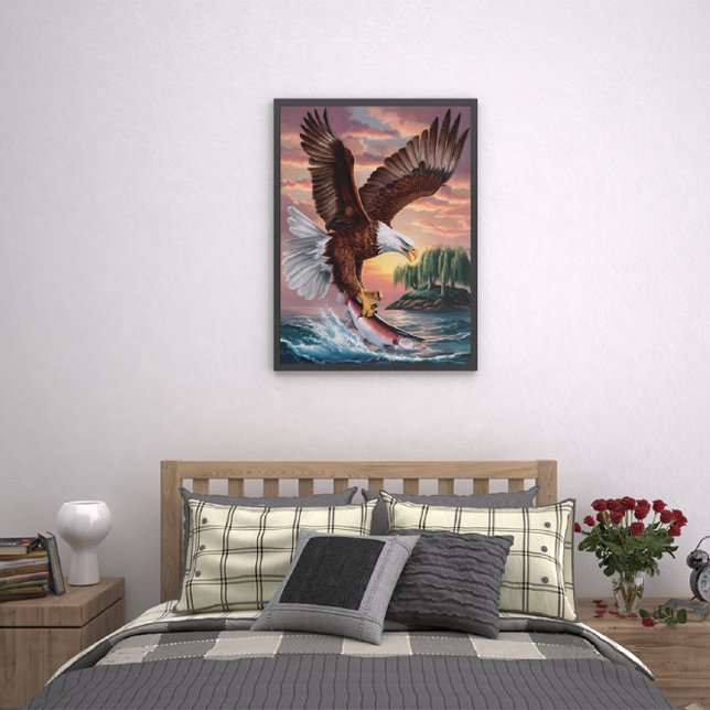Póster Majestic Eagle Captura Prey (Subido por el creador)