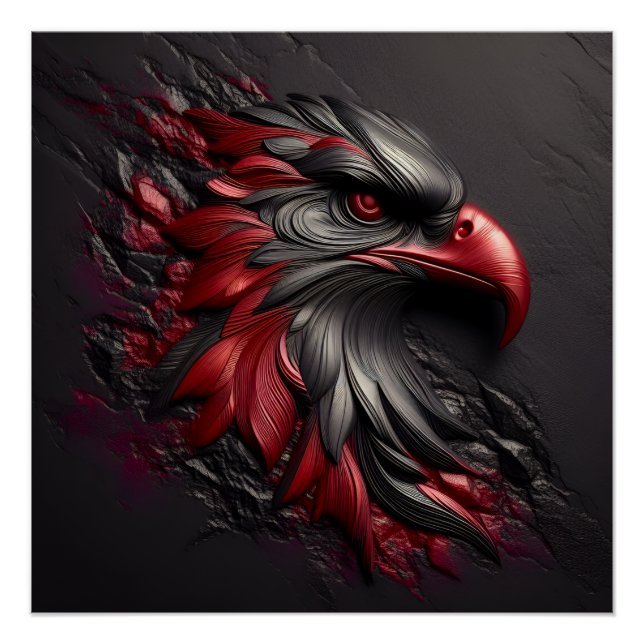 Póster Majestic Eagle Gaze (Anverso)