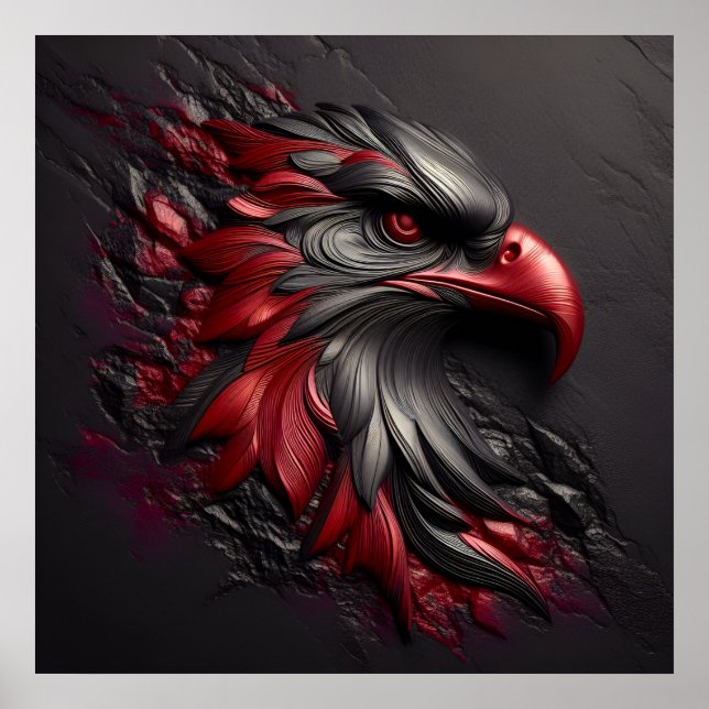 Póster Majestic Eagle Gaze (Frente)