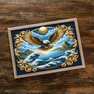 Póster Majestic Eagle Soaring con gracia