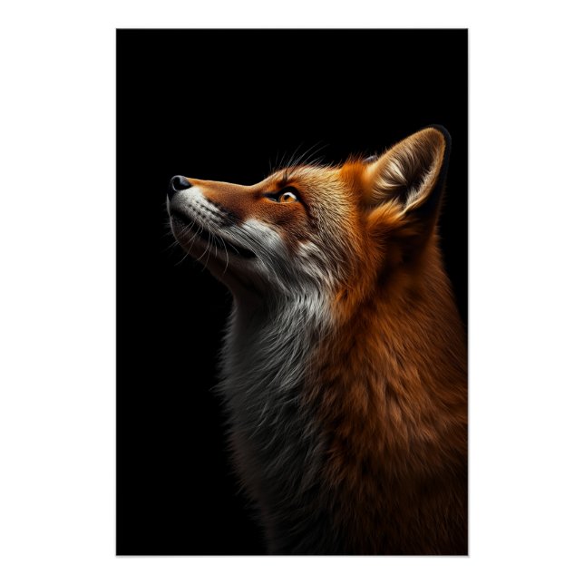 Póster Majestic Fox Portrait, Strength & Royal Confidence (Anverso)