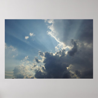 Póster Majestic God Rays