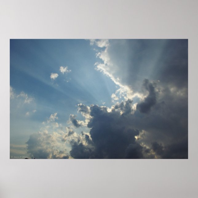 Póster Majestic God Rays (Frente)