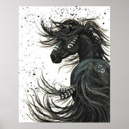 Póster Majestic Horses by BiHrLe Poster