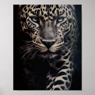 Póster Majestic Jaguar Stark - Vida salvaje realista 4K P