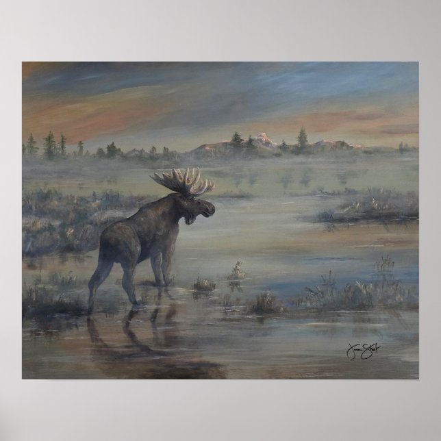Póster Majestic Moose (Frente)